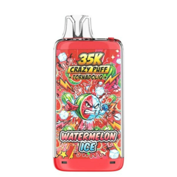 Crazy Puff 35K Watermelon Ice Tornadoliq 35000 bouffées