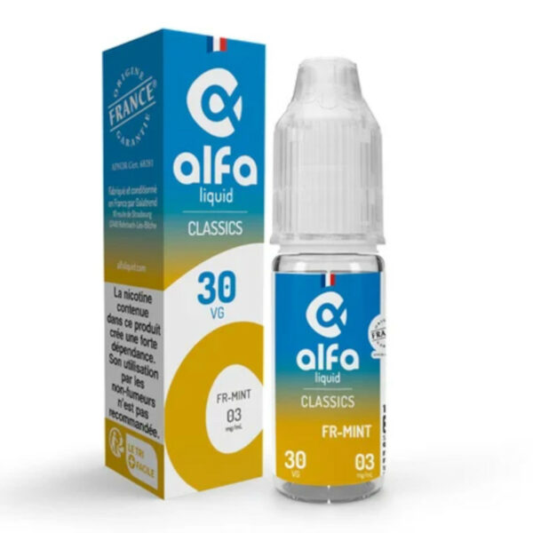 FR-Mint | Alfaliquid | Classic blond - Menthe - Vanille | 10ml