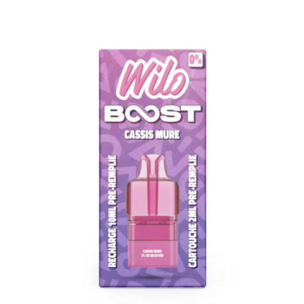 WILO BOOST Cassis Mûre Wilo 2+10ml