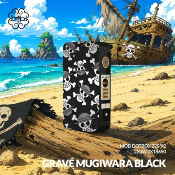 dotBox 220 V2 Gravé Mugiwara Dotmod box 220W double accu