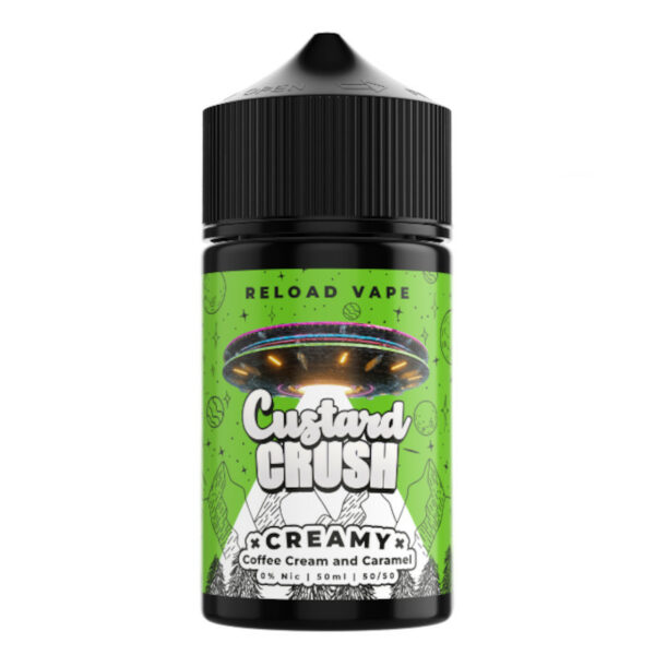 Coffee Cream and Caramel Custard Crush Reload Vape 50ml
