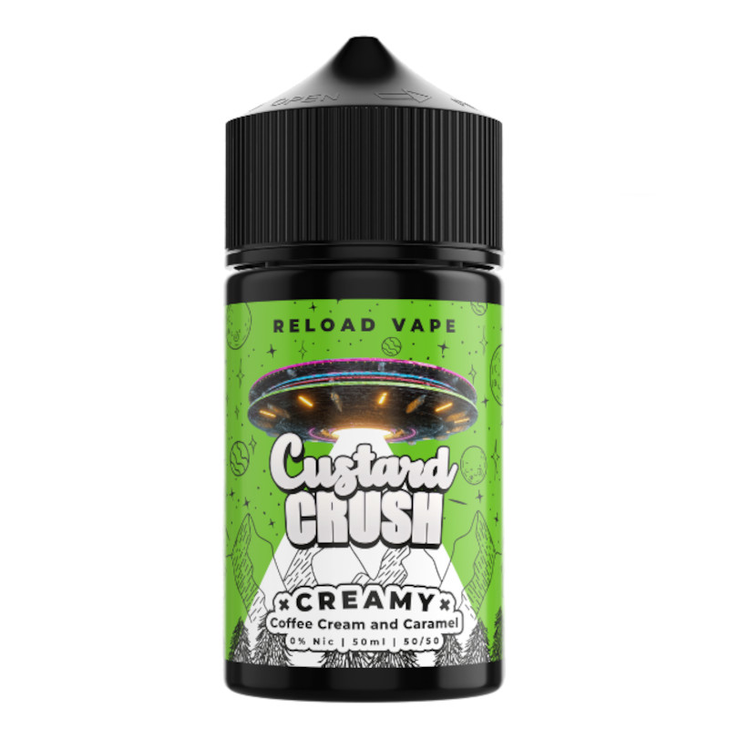 Coffee Cream and Caramel Custard Crush Reload Vape 50ml