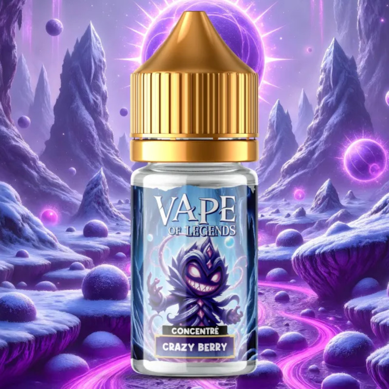 Concentré Crazy Berry Vape of Legends Levest 30 ml