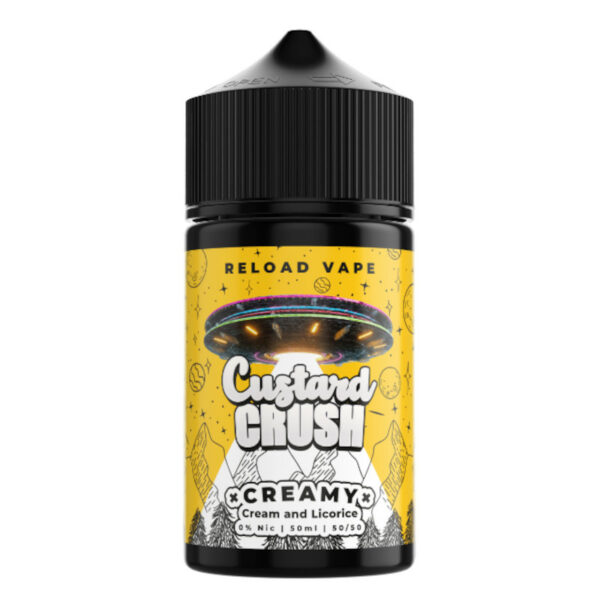 Cream and Licorice Custard Crush Reload Vape 50ml