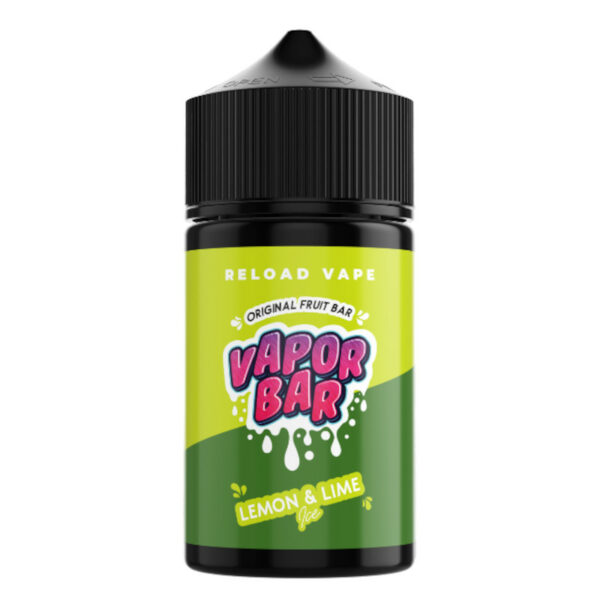 Lemon & Lime Ice Vapor Bar Reload Vape 50ml