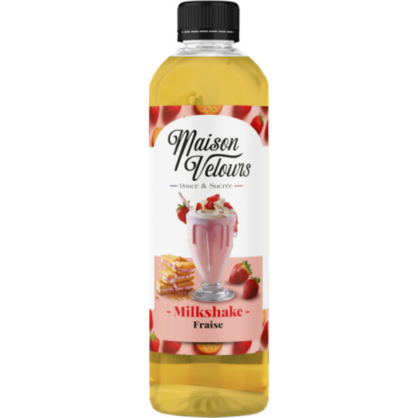 Milkshake Fraise Maison Velours 1 L