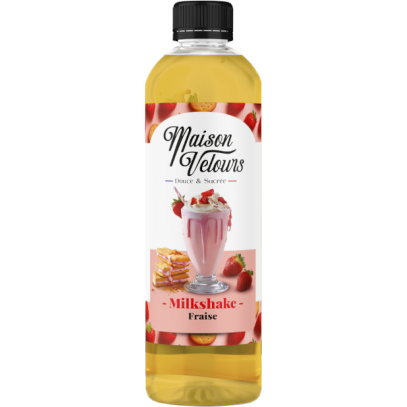 Milkshake Fraise Maison Velours 1 L