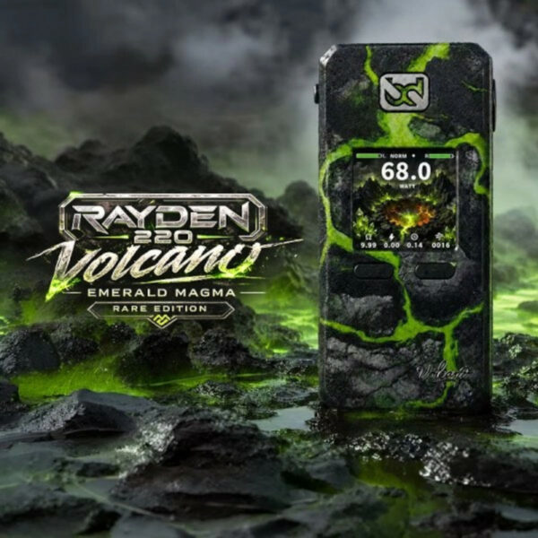 Mod Rayden 220 Volcano Emerald Magma BD Vape Rare Edition