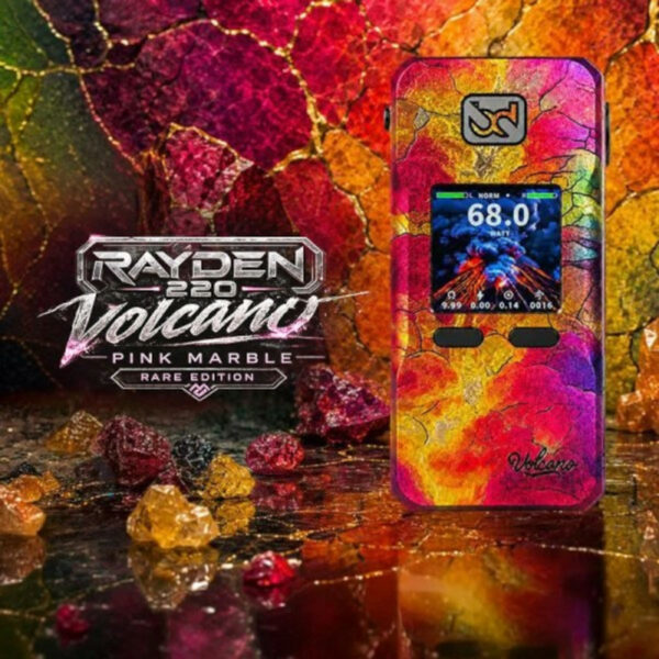 Mod Rayden 220 Volcano Pink Marble BD Vape Rare Edition