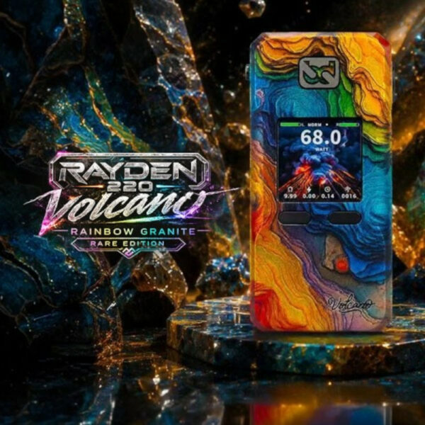 Mod Rayden 220 Volcano Rainbow Granite BD Vape Rare Edition