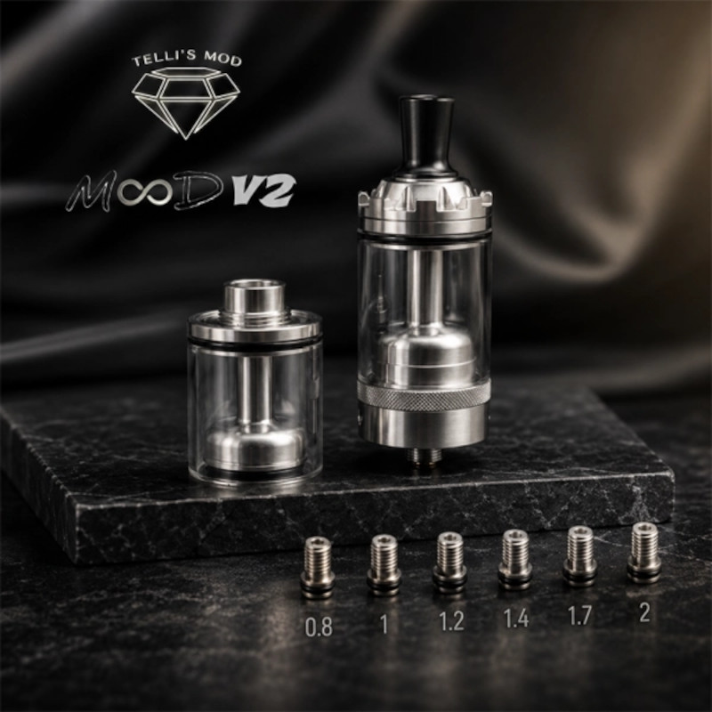 Mood V2 MTL RTA Telli's Mod 4.4 ml