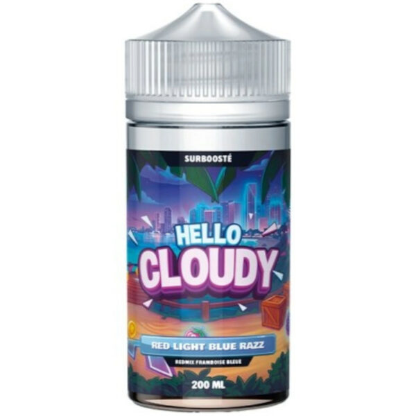 Red Light Blue Razz Hello Cloudy 200ml
