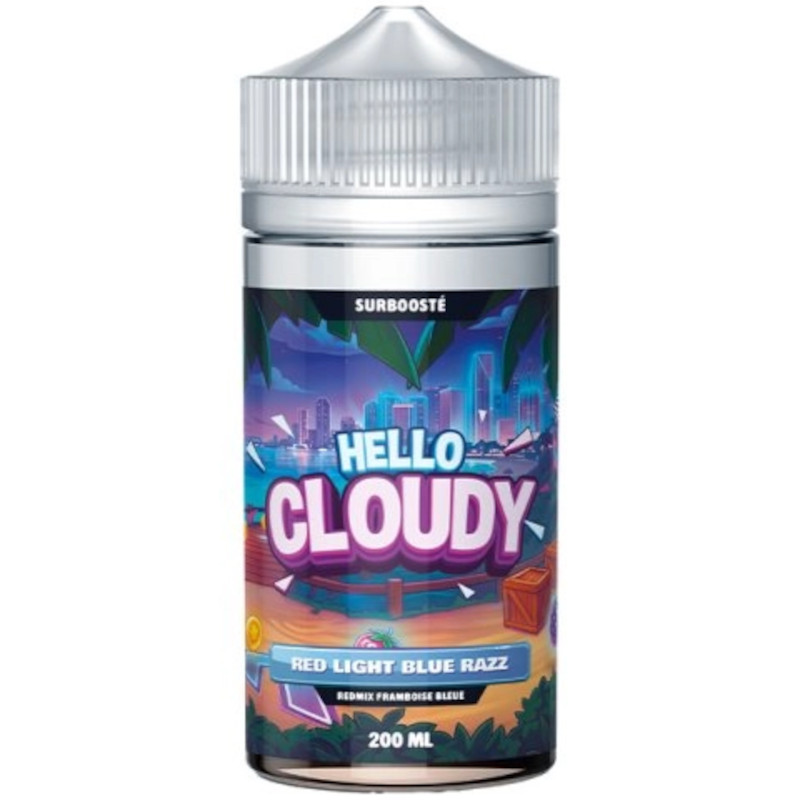 Red Light Blue Razz Hello Cloudy 200ml