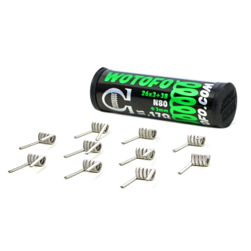 Coils Tri Core Fused Clapton Wotofo 0.17Ω X10