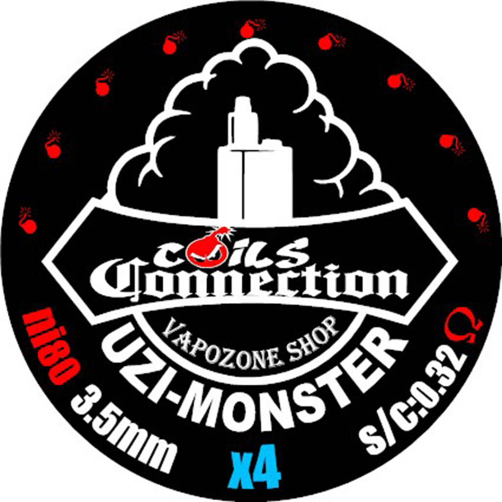 UZI MONSTER Ni80 0.32 ohm – Coils Connection X Vapozone