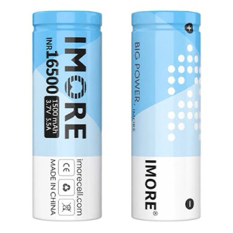 Accu 16500 IMORE – 1500 mAh - 13A - Pack de 2