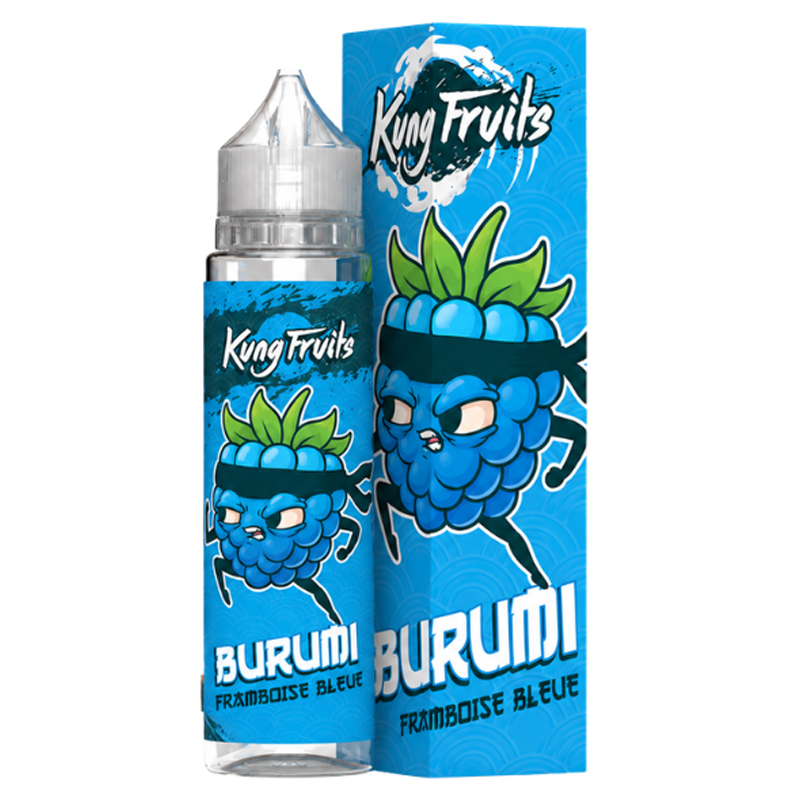 e-liquide Burumi Kung Fruits 50ml | Framboise Bleue