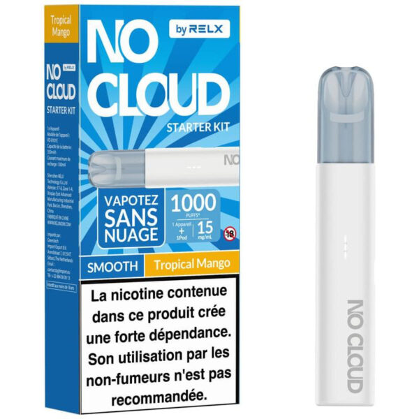 Kit Puff No Cloud Smooth RELX | Puff sans vapeur Tropical Mango